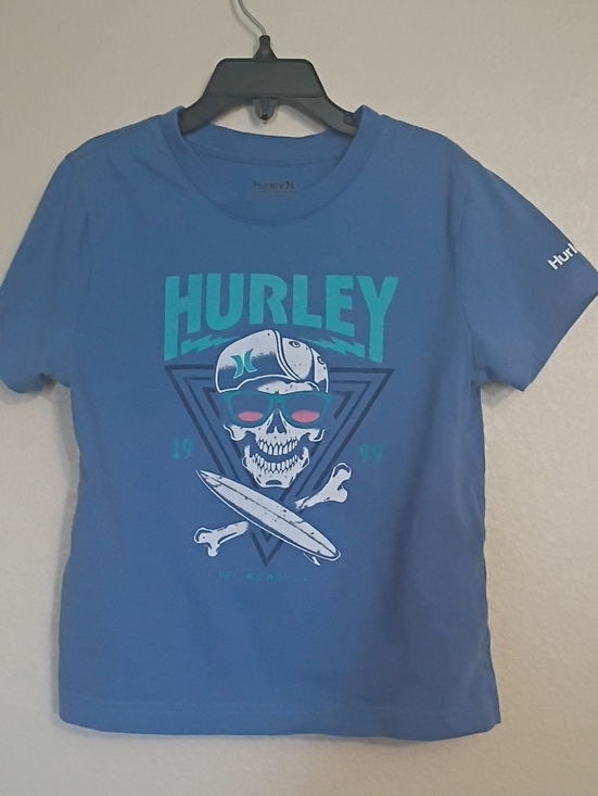 Hurley Other - Hurley Boys' Blue Skull Graphic Tee